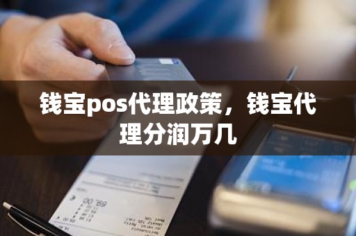 钱宝pos代理政策，钱宝代理分润万几