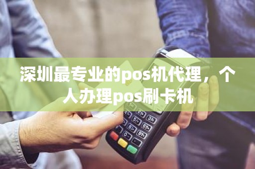 深圳最专业的pos机代理，个人办理pos刷卡机