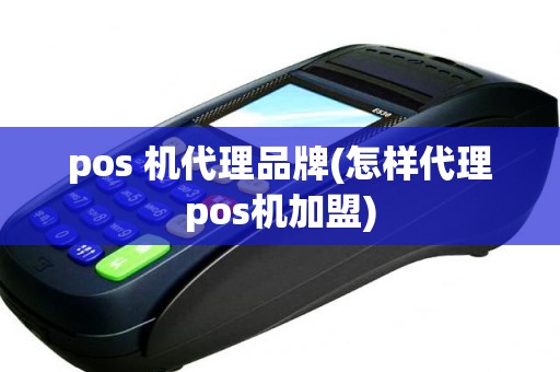 pos 机代理品牌(怎样代理pos机加盟)