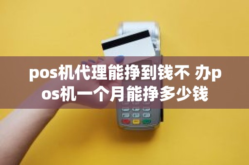 pos机代理能挣到钱不 办pos机一个月能挣多少钱 pos机代理能挣到钱不 办pos机一个月能挣多少钱