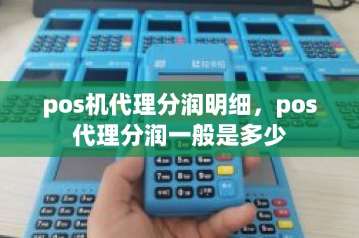 pos机代理分润明细，pos代理分润一般是多少