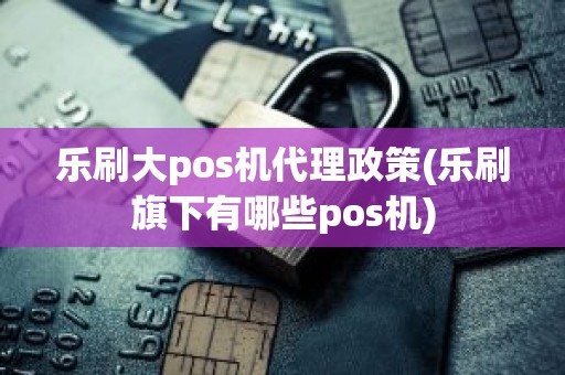 乐刷大pos机代理政策(乐刷旗下有哪些pos机)