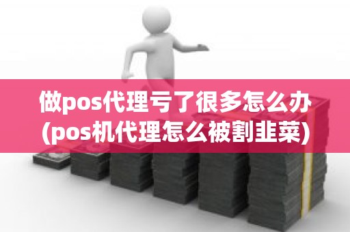 做pos代理亏了很多怎么办(pos机代理怎么被割韭菜)