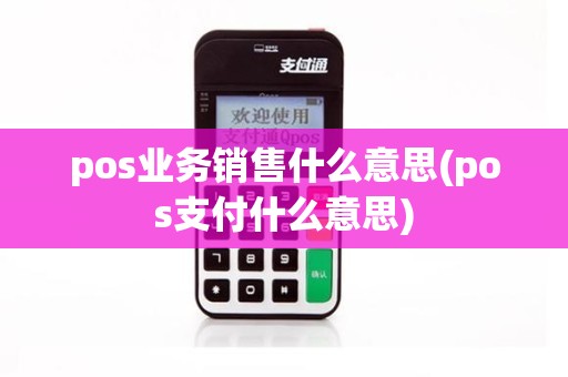 pos业务销售什么意思(pos支付什么意思)