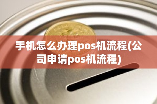 手机怎么办理pos机流程(公司申请pos机流程)