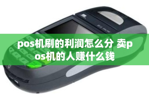 pos机刷的利润怎么分 卖pos机的人赚什么钱