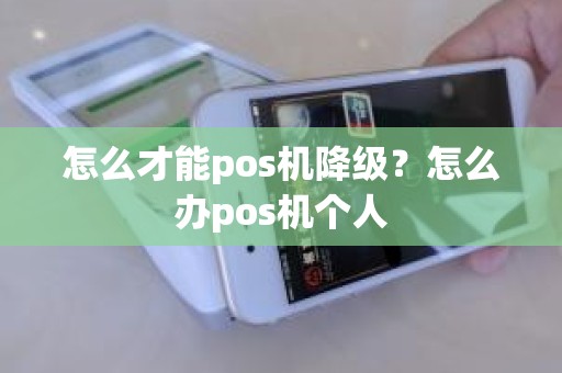 怎么才能pos机降级？怎么办pos机个人