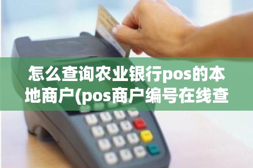 怎么查询农业银行pos的本地商户(pos商户编号在线查询)