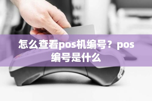 怎么查看pos机编号？pos编号是什么