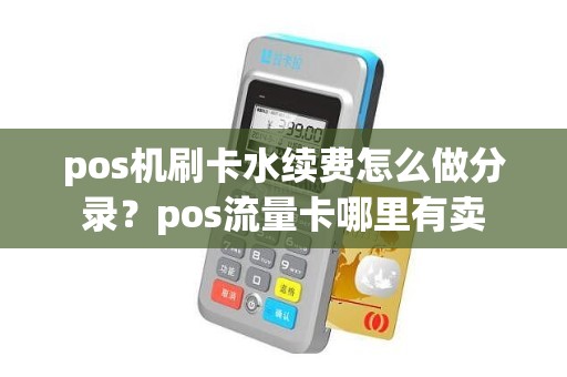 pos机刷卡水续费怎么做分录？pos流量卡哪里有卖