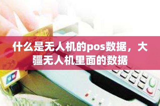 什么是无人机的pos数据，大疆无人机里面的数据