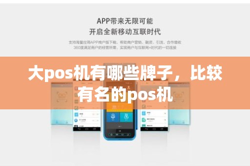 大pos机有哪些牌子，比较有名的pos机