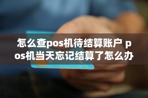 怎么查pos机待结算账户 pos机当天忘记结算了怎么办