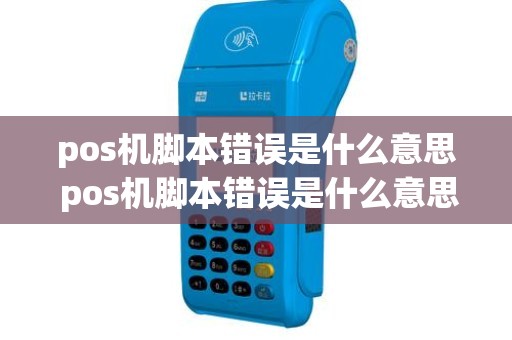 pos机脚本错误是什么意思 pos机脚本错误是什么意思