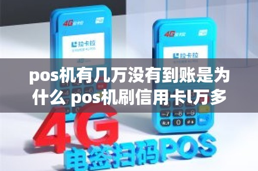 pos机有几万没有到账是为什么 pos机刷信用卡l万多久到账