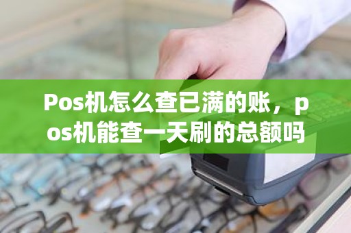 Pos机怎么查已满的账，pos机能查一天刷的总额吗