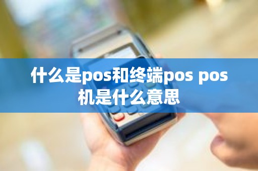 什么是pos和终端pos pos机是什么意思