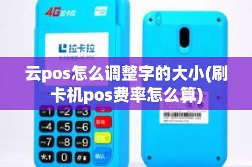 云pos怎么调整字的大小(刷卡机pos费率怎么算)