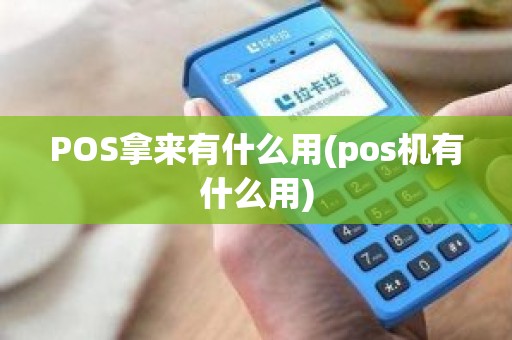 POS拿来有什么用(pos机有什么用)