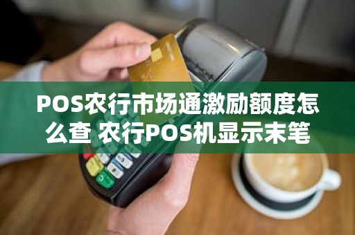 POS农行市场通激励额度怎么查 农行POS机显示末笔交易查询