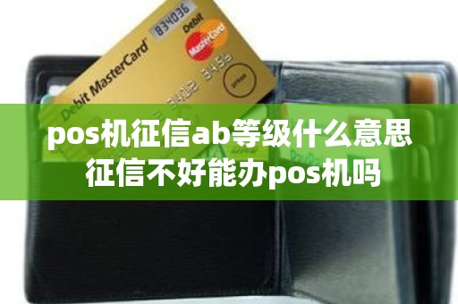 pos机征信ab等级什么意思 征信不好能办pos机吗
