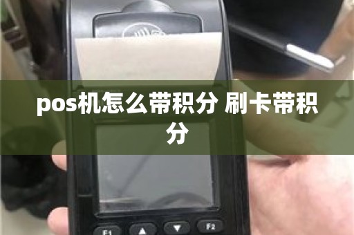 pos机怎么带积分 刷卡带积分