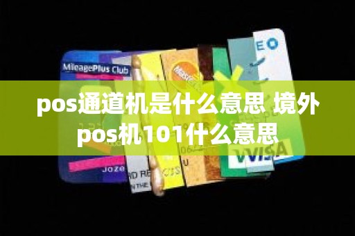 pos通道机是什么意思 境外pos机101什么意思