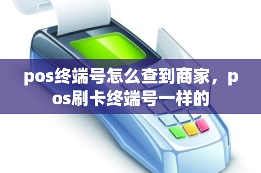 pos终端号怎么查到商家，pos刷卡终端号一样的