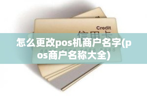 怎么更改pos机商户名字(pos商户名称大全)