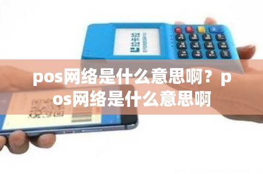 pos网络是什么意思啊？pos网络是什么意思啊