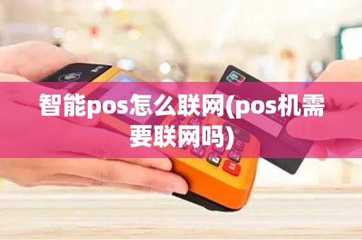 智能pos怎么联网(pos机需要联网吗)
