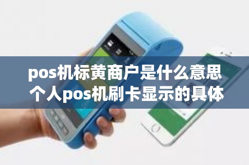 pos机标黄商户是什么意思 个人pos机刷卡显示的具体商家
