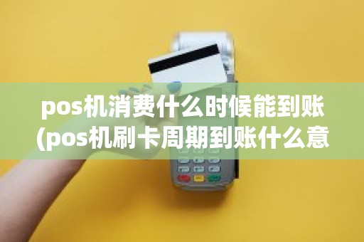 pos机消费什么时候能到账(pos机刷卡周期到账什么意思)