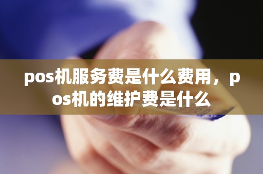 pos机服务费是什么费用，pos机的维护费是什么