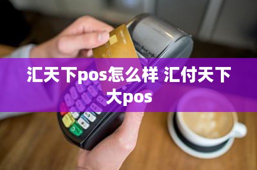 汇天下pos怎么样 汇付天下大pos