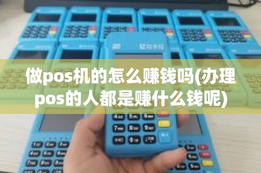 做pos机的怎么赚钱吗(办理pos的人都是赚什么钱呢)