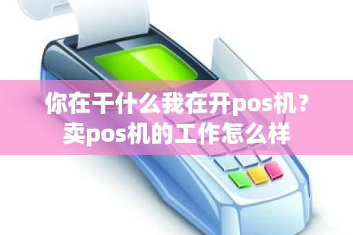 你在干什么我在开pos机？卖pos机的工作怎么样