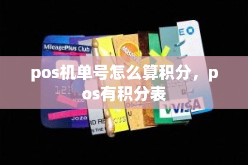 pos机单号怎么算积分，pos有积分表