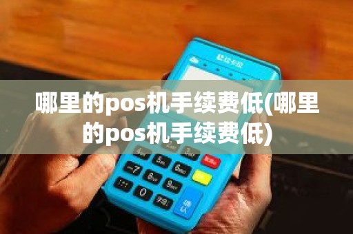 哪里的pos机手续费低(哪里的pos机手续费低)