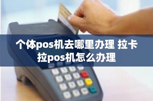 个体pos机去哪里办理 拉卡拉pos机怎么办理