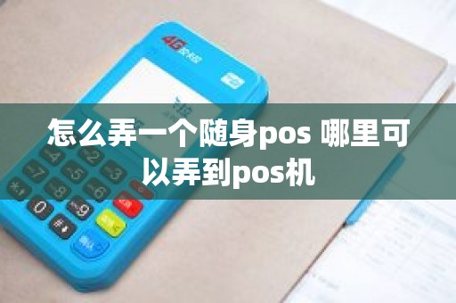怎么弄一个随身pos 哪里可以弄到pos机