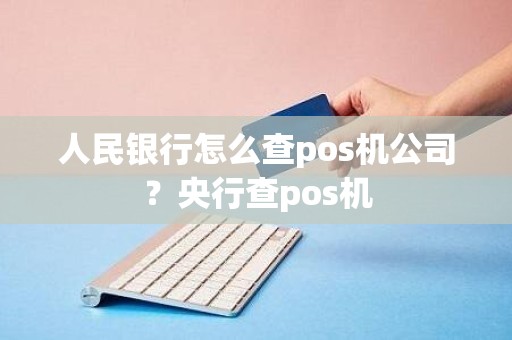人民银行怎么查pos机公司？央行查pos机
