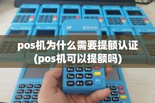 pos机为什么需要提额认证(pos机可以提额吗)