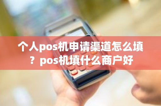 个人pos机申请渠道怎么填？pos机填什么商户好