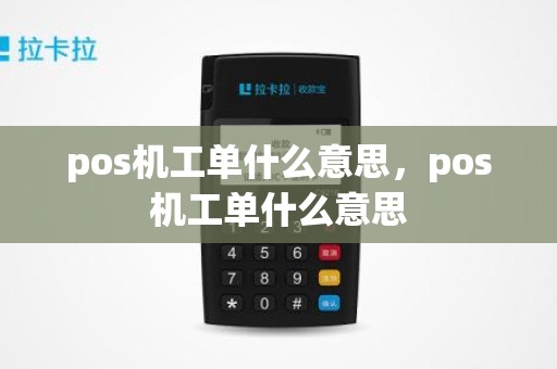 pos机工单什么意思，pos机工单什么意思