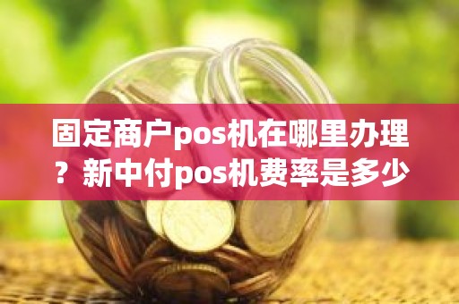 固定商户pos机在哪里办理？新中付pos机费率是多少