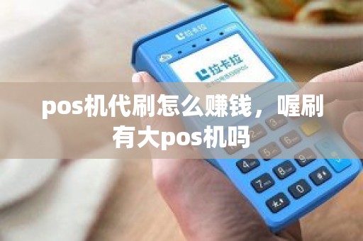 pos机代刷怎么赚钱，喔刷有大pos机吗