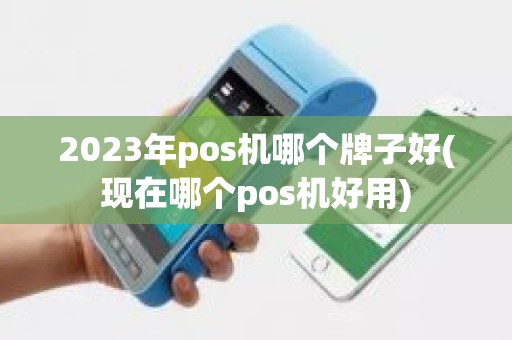 2023年pos机哪个牌子好(现在哪个pos机好用)