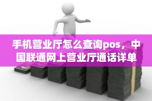手机营业厅怎么查询pos，中国联通网上营业厅通话详单查询