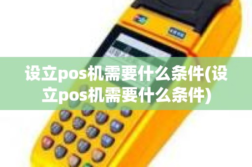 设立pos机需要什么条件(设立pos机需要什么条件)